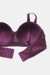 Zivame Primrose Padded Wired 3/4th Coverage Strapless Bra - Dark Purple — thumbnail 7